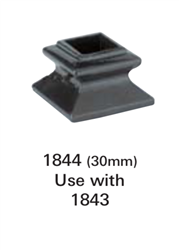 Crown Heritage Iron Shoes & Accessories - 1844: 30mm Newel Shoe | Stair Part Pros