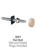 Stair Hardware, Mounting Kits, & Accessories - 3001: Rail Bolt  | Stair Part Pros