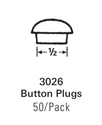 Stair Hardware, Mounting Kits & Accessories - 3026: Button Plugs | Stair Part Pros