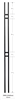 Sicily Collection Stair Parts 3404: Hollow Double Bar Baluster | Stair Part Pros