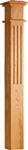 Wooden Stair Parts - 4082 Series Fluted Box Newel Post | Stair Part Pros