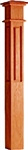 4083: Junior Panel Box Newel (4 1/4") - Stair Replacement Parts | Stair Part Pros