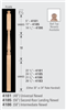 Wood Baluster & Newel Parts 4181: Universal Post-to-Post Newel | Stair Part Pros