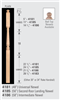 Wood Baluster & Newel Parts 4186: Universal Post-to-Post Newel | Stair Part Pros