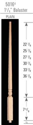 Crown Heritage Wood Baluster & Newel Stair Parts - 5016 Tapered | Stair Part Pros