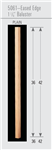 Wood Baluster & Newel Parts 5061: Eased Edge Square Baluster | Stair Part Pros