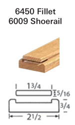 Crown Heritage Shoerail & Fillet Stair Parts 6009: Shoerail | Stair Part Pros