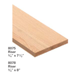 Crown Heritage Risers & Skirtboard Stair Parts 8075: Riser | Stair Part Pros