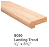 Replacement Parts for Staircase Treads 8090: Landing Tread | Stair Part Pros