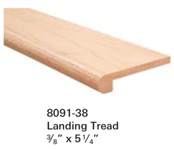 Replacement Parts for Staircase Treads 809138: Landing Tread | Stair Part Pros