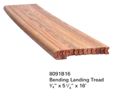 Replacement for Staircase Treads Series 8091B: Landing Tread | Stair Part Pros