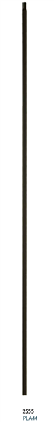 Iron Stair Baluster Parts - C2555: 44" Plain Square Baluster  | Stair Part Pros