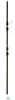 Iron Stair Baluster Parts - C2561: 44" Double Ribbon Baluster  | Stair Part Pros
