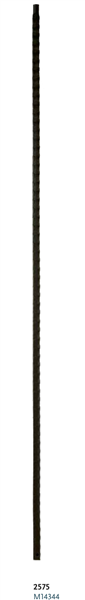 Iron Stair Baluster Parts - C2575: 44" Gothic Plain Baluster  | Stair Part Pros