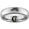 6mm Dome Tungsten Carbide Legend of Zelda Link Wolf Design.