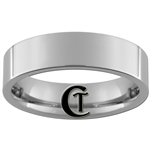 6mm Pipe Tungsten Carbide Ring.
