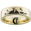 7mm Gold PipeTungsten Carbide Wildlife Hunting Design