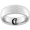 8mm Dome Tungsten Carbide Celtic Knot Design