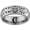 8mm Dome Tungsten Iron Man/Decepticon Ring