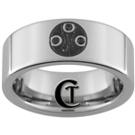 8mm Pipe Tungsten Carbide Doctor Who Design