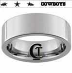 8mm Pipe Tungsten Carbide Star Design