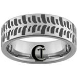 8mm Pipe Tungsten Carbide Mudbogger Tire Tread Design Ring.