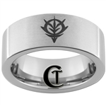 8mm Pipe Tungsten Carbide Custom Laser Design