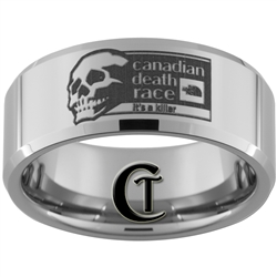 10mm Beveled Tungsten Carbide Canadian Death Race Design.