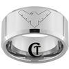 10mm Beveled Tungsten Carbide Nightwing Design