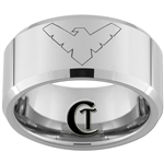 10mm Beveled Tungsten Carbide Nightwing Design