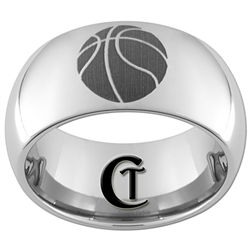 10mm Dome Tungsten Carbide Basketball Design