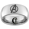 10mm Dome Tungsten Carbide Avengers Design