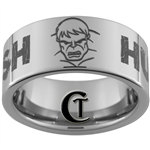 10mm Pipe Tungsten Carbide Hulk Smash Design