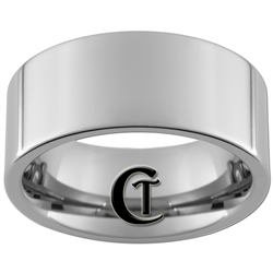 10mm Pipe Tungsten Carbide Polished Ring