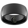 11mm Black Dome Tungsten Carbide Ring