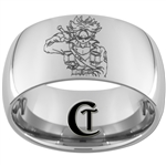12mm Dome Tungsten Carbide Dragonball Z Ring Design Ring.