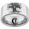 12mm Pipe Tungsten Carbide Tree of Life Design