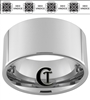 12mm Pipe Tungsten Carbide Veterans Design with a polished finish.