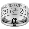 Build Your Own Custom 12mm Pipe Tungsten Carbide Duck and Banded For Life Design