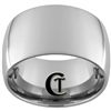 14mm Tungsten Carbide Dome Polish Ring