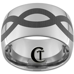 14mm Dome Tungsten Carbide Infinity Design