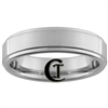 6mm Pipe One-Step Satin Finish Tungsten Carbide Ring