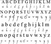 Specialty INSIDE Laser Engraving Elvish Font Only