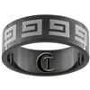 8mm Black Pipe Stainless Steel Celtic Design Ring - Sizes 9, 11 1/2, 12 1/2, 13