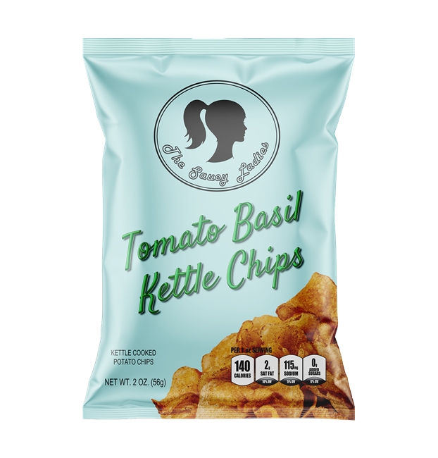 Tomato Basil Kettle Chips 2 oz 30 Pack