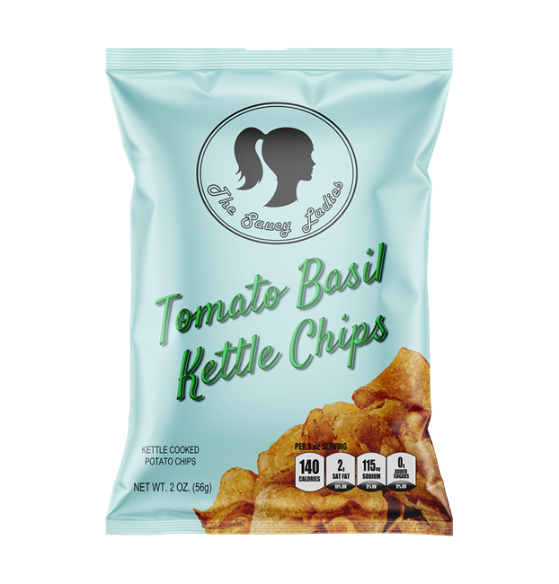 Tomato Basil Kettle Chips 2 oz 6 Pack