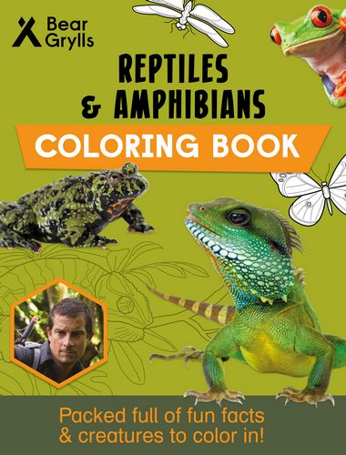 Reptiles & Amphibians (Bear Grylls Coloring Book)