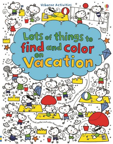 Lots of Things to Find and Color on Vacation