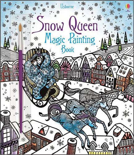 Snow Queen Magic Painting Book