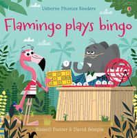 Flamingo plays bingo